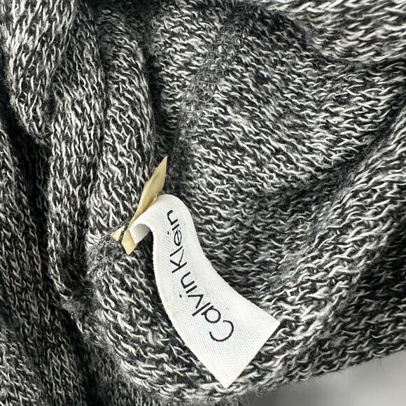 Calvin Klein One Size Scarf Wrap Gray Heathered Accessory Winter Autumn Fall - Picture 3 of 3